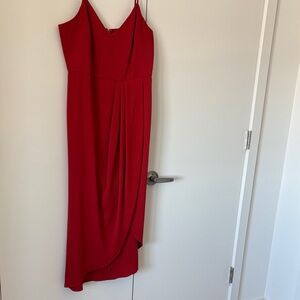 Lulu's Striking Red High Low Dress
